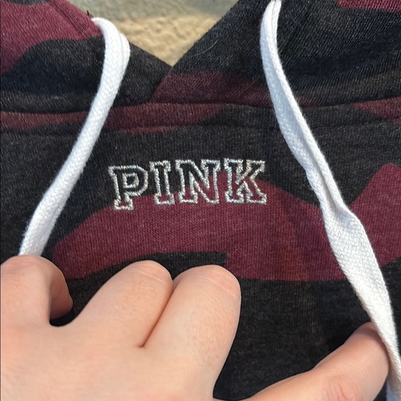 Oversized small Camo Hoodie with bling - Picture 3 of 5